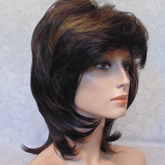 Medium Dark Brown Highlighted Shag main image 7